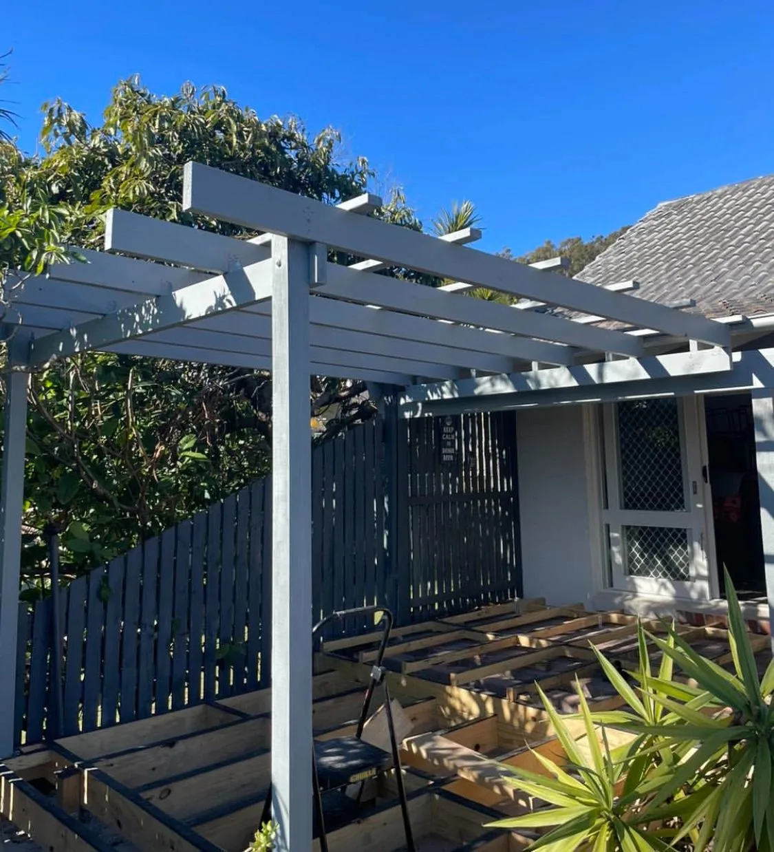 Structure for outdoor living